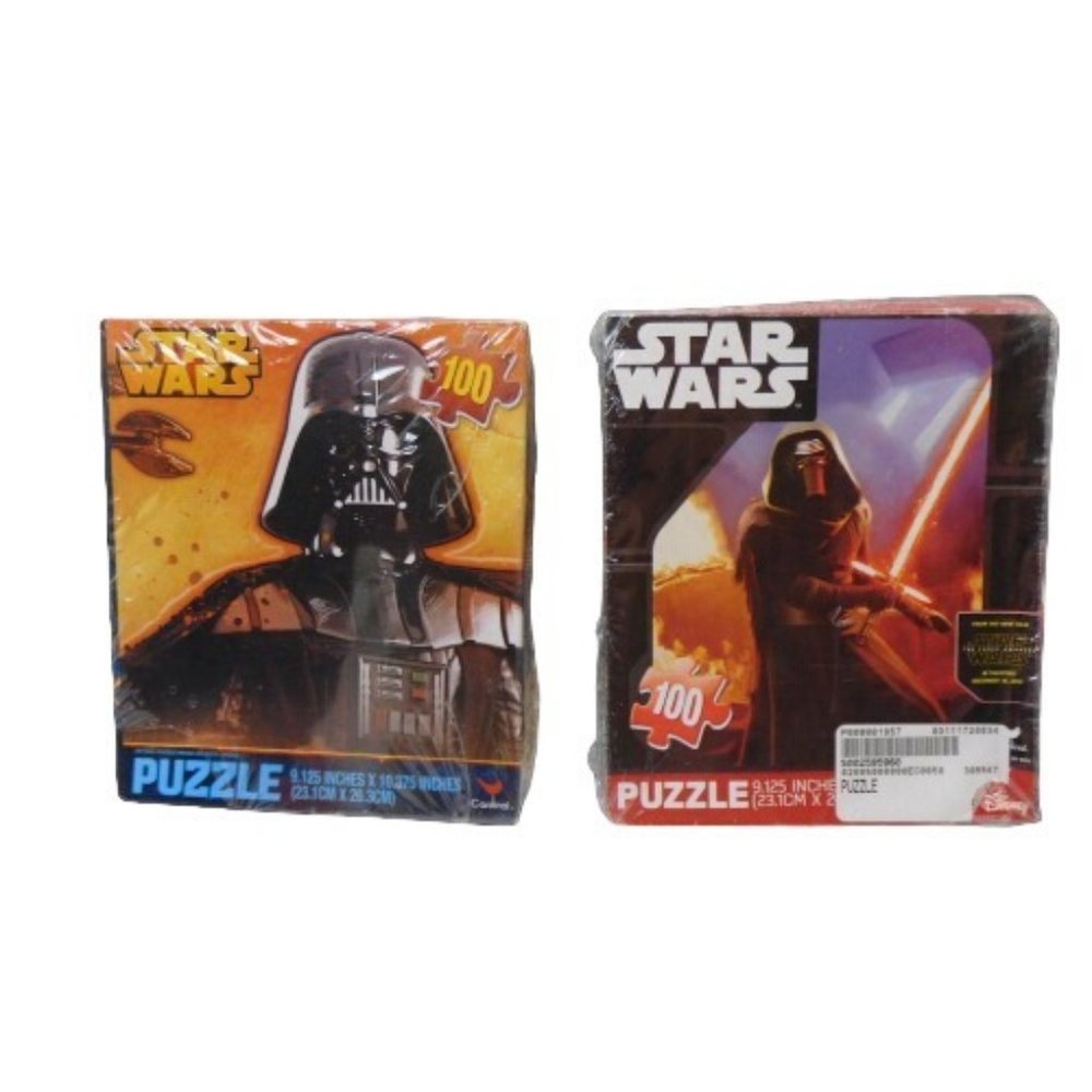Cardinal Disney Star Wars 100 Piece Jigsaw Puzzle (SEALED) Lot of 2 (New)